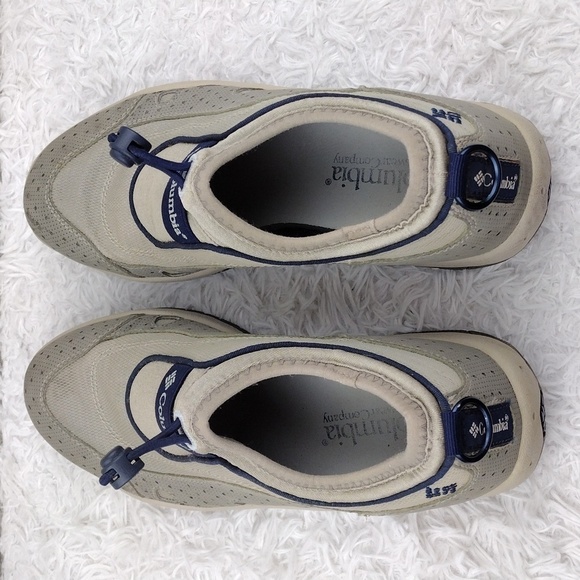 Columbia Watusi Grey Fabric Toggle Upper Round Toe Slip On Water Training Shoe - Picture 6 of 16